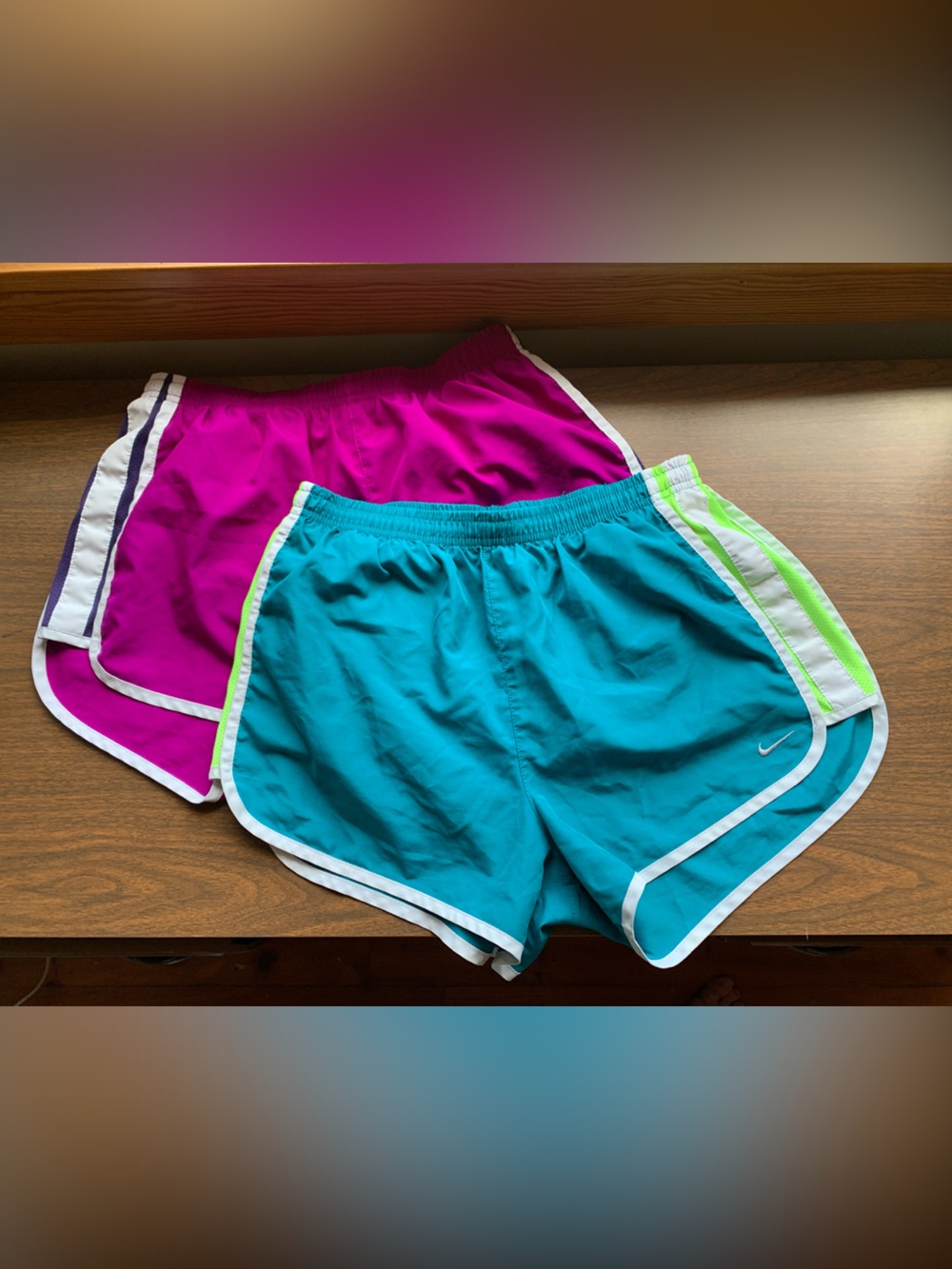 Nike dry-fit Athletic running workout Shorts - set of 2 size Small